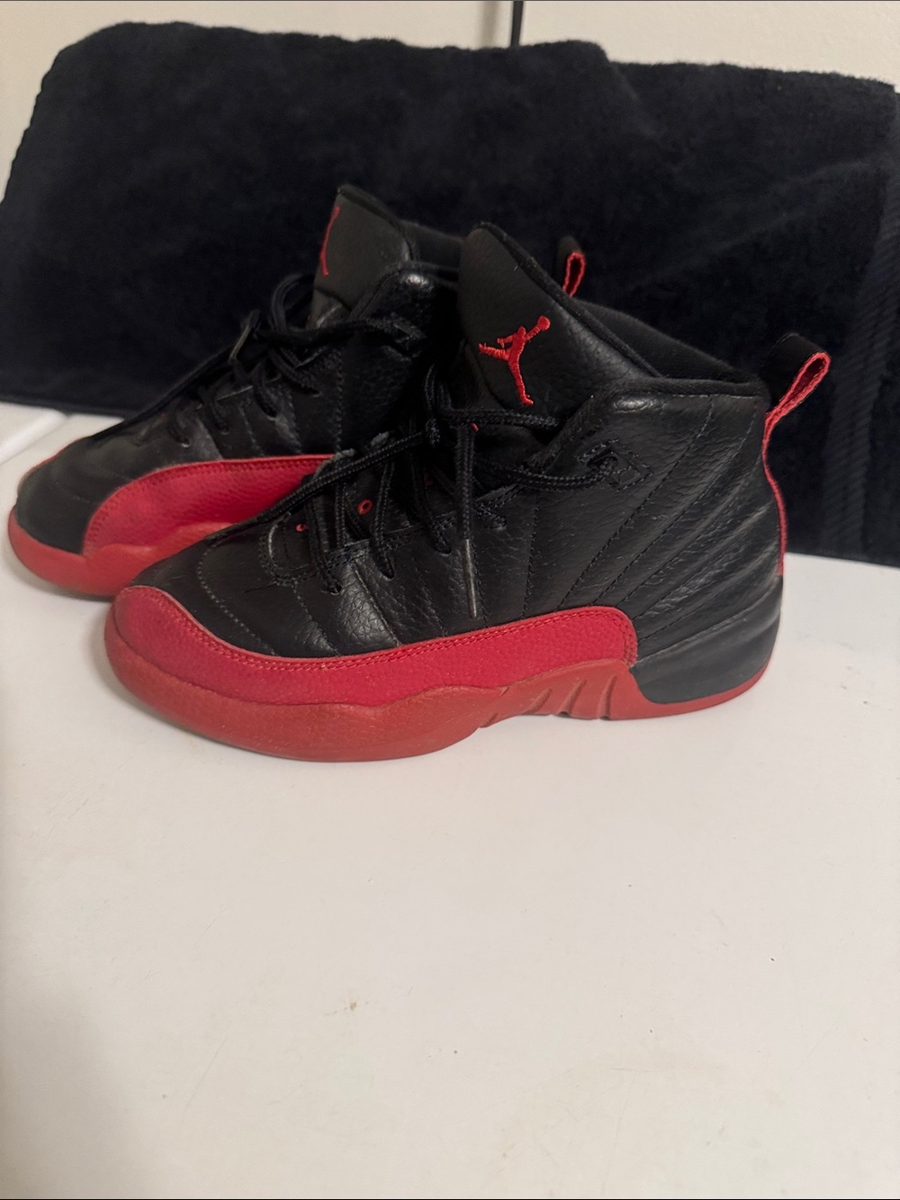 Little boy Jordan 12 retro flu game edition